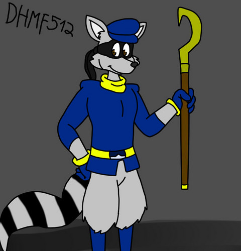  Sly Cooper Drawing द्वारा me