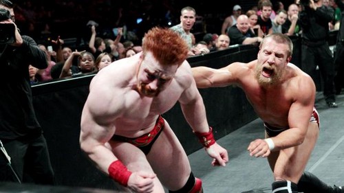  jalan Fight! Sheamus vs Bryan