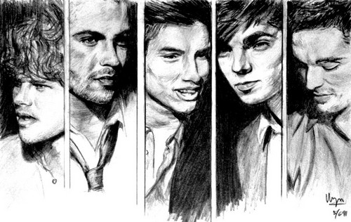  The Wanted Drawing <3