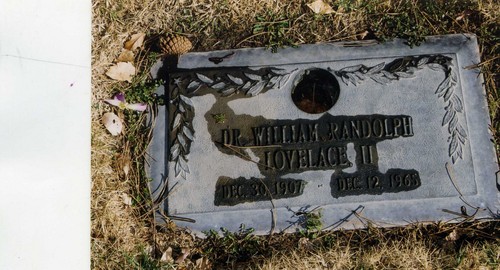  William Randolph "Randy" Lovelace II (December 30, 1907–December 12, 1965)