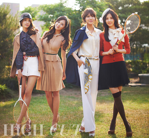  Yoona, Yuri, Sooyoung & Seohyun @ High Cut