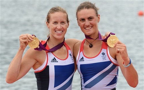  Helen Glover and Heather Stanning take rowing ginto
