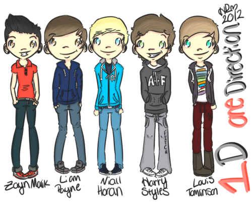 One Direction images 1D cartoon wallpaper and background photos (31738343)