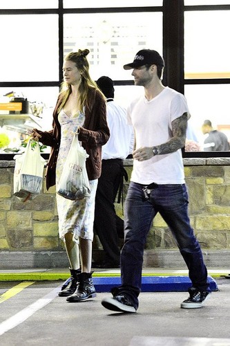  Adam and Behati out in West Hollywood