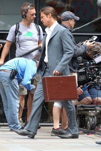  Brad Pitt Films 'The Counselor' [August 4, 2012]