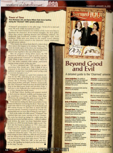 Charmed Edition - Magazine Scans - The Hollywood Reporter