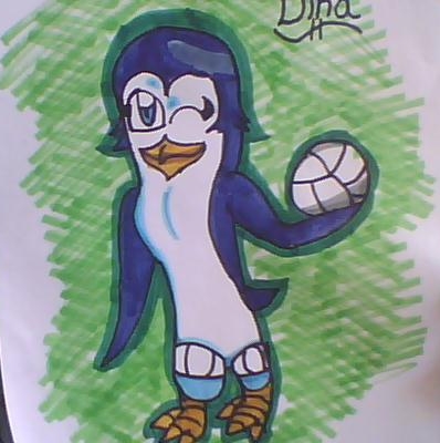  Dina the penguin, auk