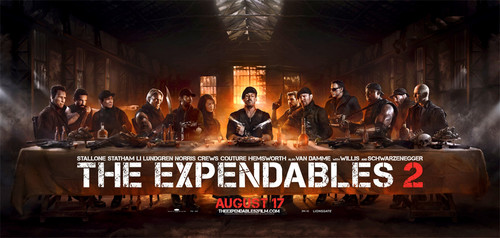  The Expendables 2- Last رات کا کھانا Poster