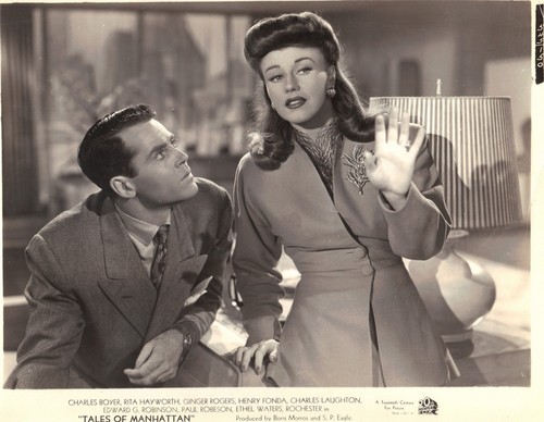  Henry Fonda and Ginger Rogers in Tales of Manhattan