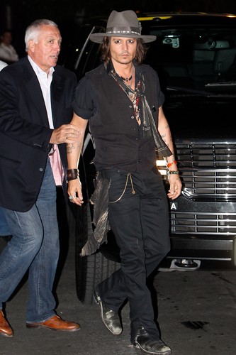  Johnny at Aerosmith concert Afterparty - Aug. 6 2012
