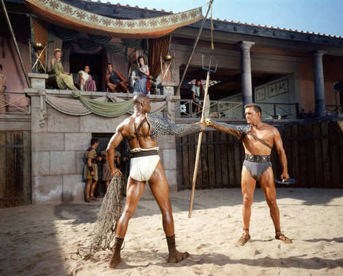  Kirk Douglas and Woody Strode 'Spartacus' 1960