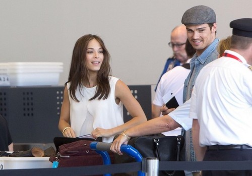 Kristin and Jay at Los Angeles Airport (July 4th, 2012)