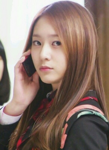  Krystal on the phone