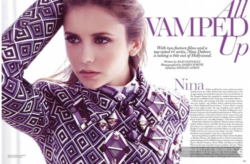  Nina Dobrev Fashion Magazine 2012