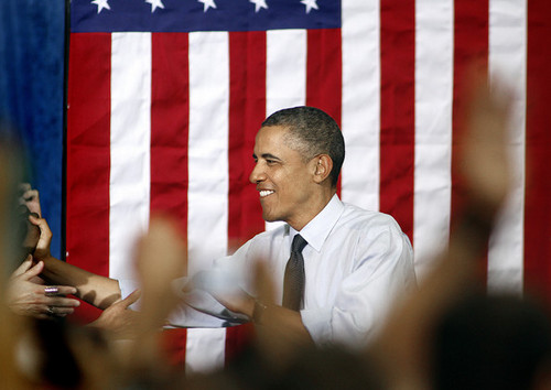  Obama Takes Two-Day Campaign 摇摆, 秋千 Through Colorado [August 9, 2012]