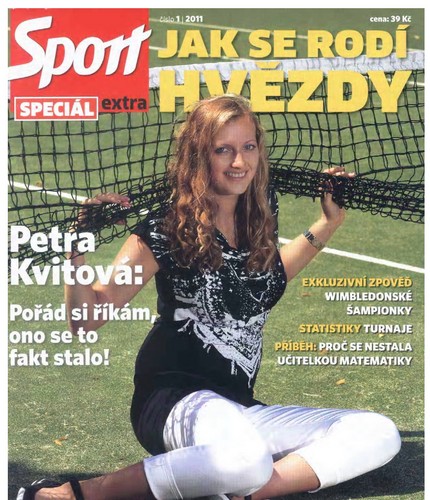  Petra Kvitova sports magazine
