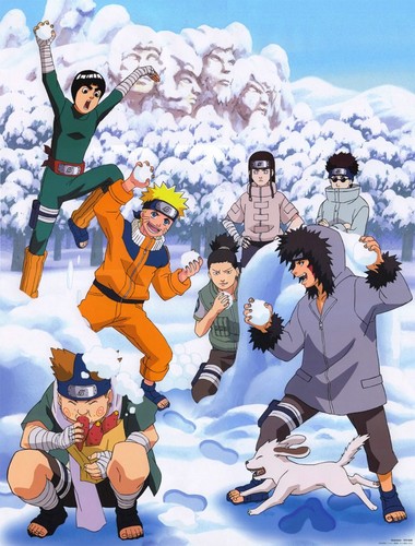 Playing in the snow (Naruto)