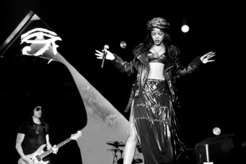 Rihanna shares some photos on facebook from the 'Peace and Love Festival and Kollen Festival 31/8/12