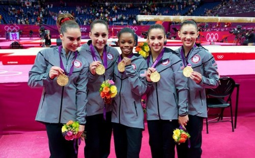  The Fab Five with ginto medalya