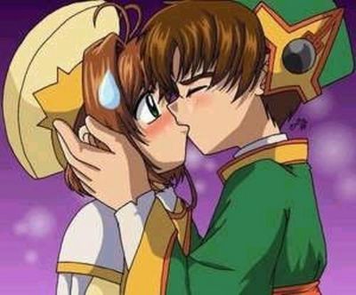  sakura and syaoran किस