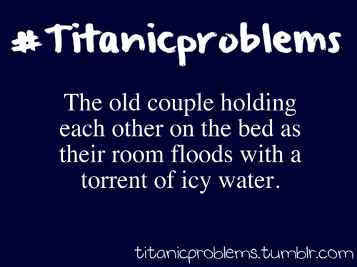 #titanicproblems
