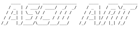 ASCII Art Example (Amiga/Oldskool) from Wikipedia