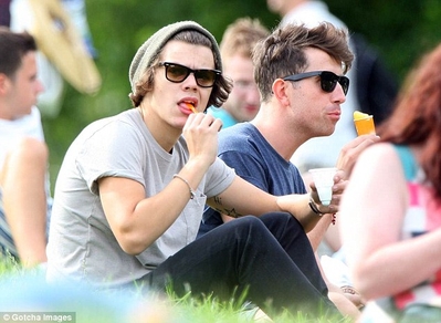 AUG 14TH - HARRY AT A PARK WITH Những người bạn