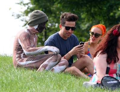  AUG 14TH - HARRY AT A PARK WITH friends