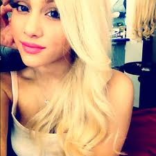  Ariana with Blonde Hair
