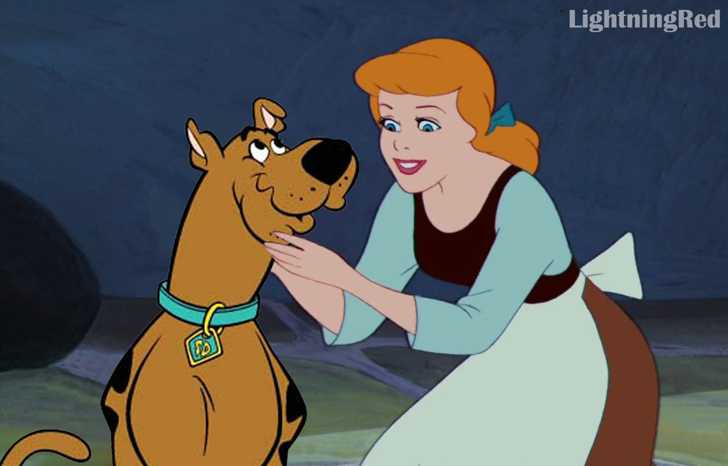 Cinderella Plays With Scooby Doo Disney Crossover Photo Fanpop