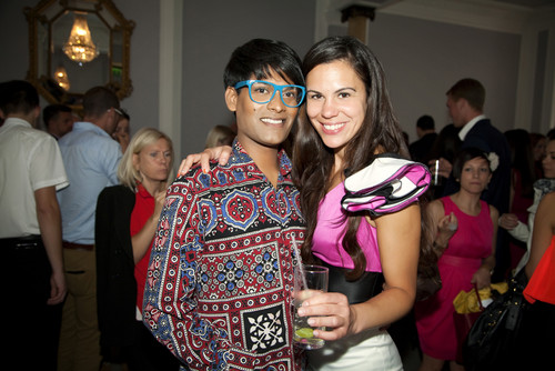 Emmanuel Ray with Zoe Griffin at Lifestyle Awards Nominations Party 2012