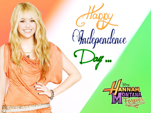 HannahMontana Indain Independence Day 2012 special Creation by DaVe!!!
