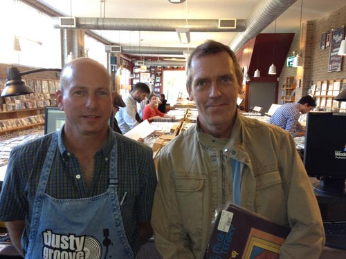  Hugh Laurie at Dusty Groove ( shooting a documentary on his music) 21.08.2012