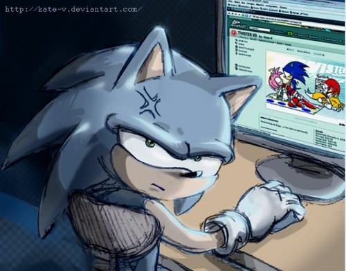  I dont think sonic likes our fan art