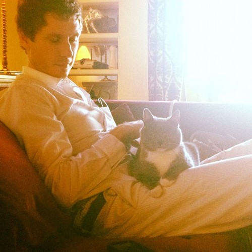  Jeff and a Cat