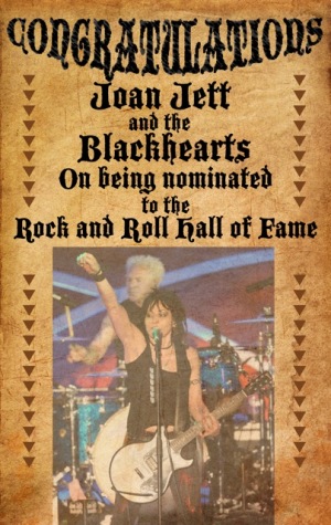  Joan Jett - Rock and Roll Hall of Fame nomination
