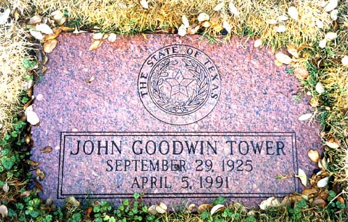  John Goodwin Tower (September 29, 1925 – April 5, 1991)