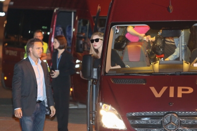  Lady Gaga arrives in Lithuania