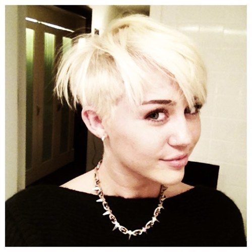  Mileys new haircut