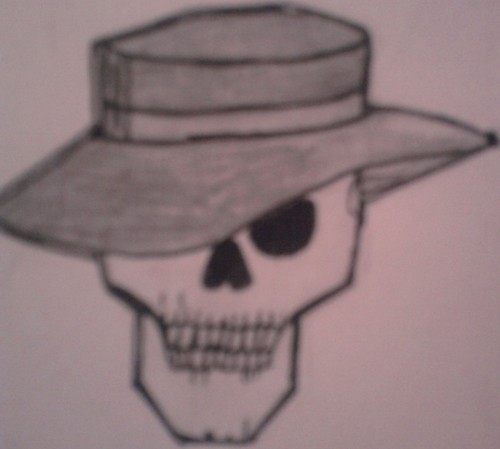  My drawing of skullduggery