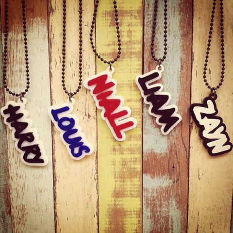  Name necklaces