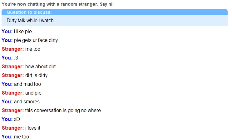 Of dirty omegle version Chatspin