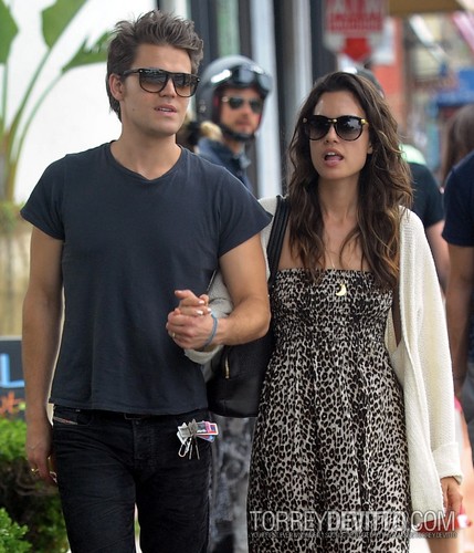 Paul and Torrey Taking a walk on Main Street in Santa Monica, CA (July 1st, 2012)