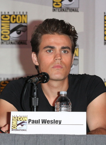  Paul at Comic Con - The Vampire Diaries Panel (2012)