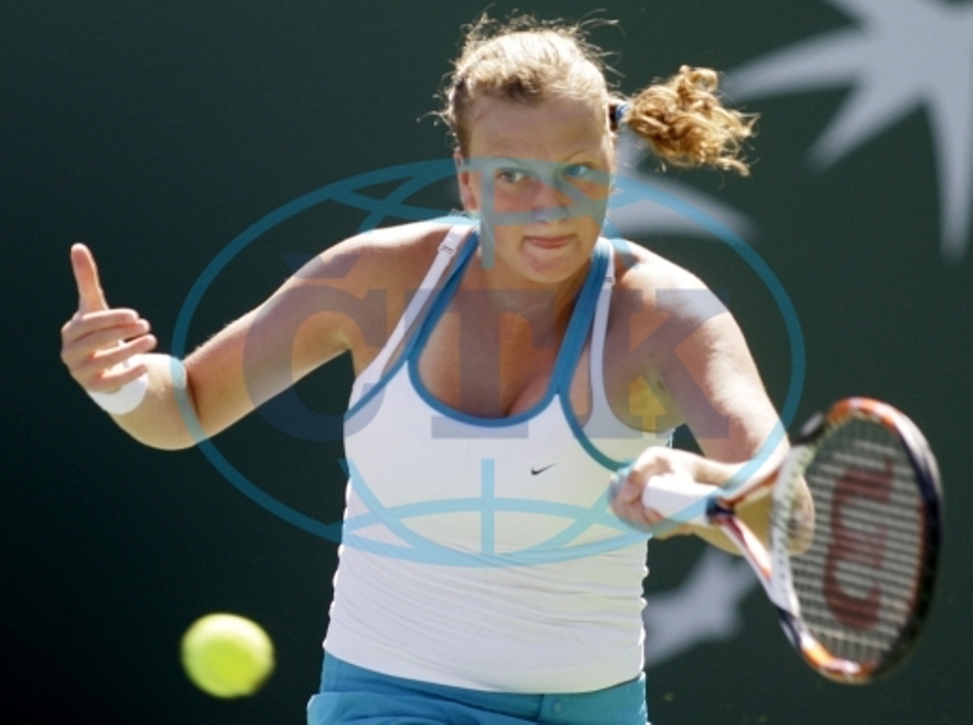 Petra Kvitova transparent underpants - Tennis Photo 