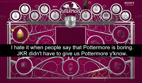  哈利波特大冒险游戏网（pottermore） Confessions