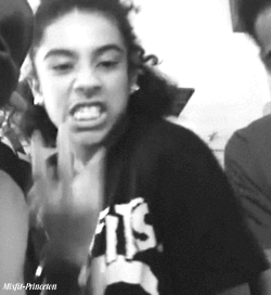  Prince and his middle finger! Then he say my bad (dead)…lol