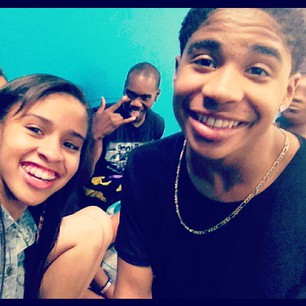 Roc and his cousin Kyla 