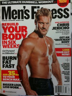 Sexy Chris Jericho on Men's Fitness Mag 