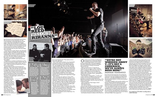 The Killers in NME magazine
